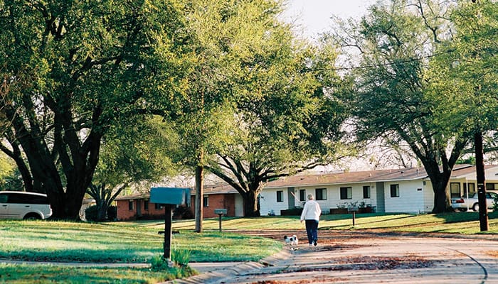 Overview of England Oaks community