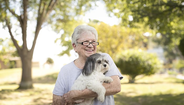 Pets are welcome at Fredericka Manor with pet-friendly parks and spaces