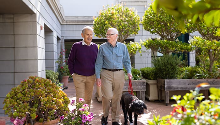 San Francisco Tower residents enjoying pet friendly accommodations