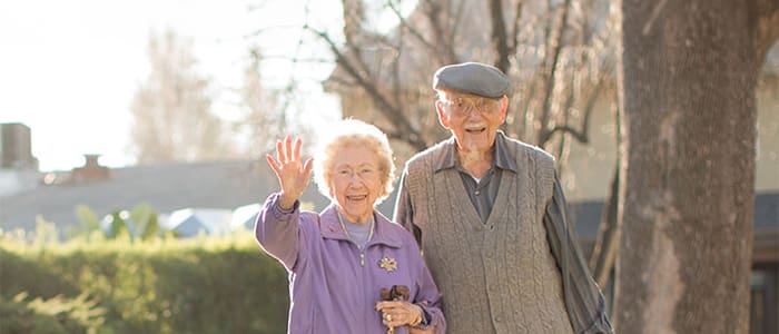 Portrait of a smiling couple at Sunny View