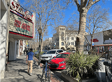 A view of Stanford Theatre in Palo Alto. 